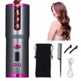 thumbnail image 3 of Cordless Automatic Hair Curler Automatic Curling Iron Fast Heating with 6 Temperature & Timer LCD, 3 of 8