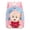 Light Pink, variant on GobdXE Back To School Unisex Student Detachable Plush Monkey Doll Mini Backpack Love Heart Embroidery Front Pocket Water Resistant Daypack Size:One Size