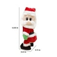 thumbnail image 3 of Christmas Decorations Christmas Electric Santa Claus Twerking Santa Claus Figurine Shaking Hips Walking Music Electric Dolls For Christmas Ornament Christmas Gifts on, 3 of 8