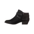 thumbnail image 3 of Womens Madden Girl Barty Braided Buckle Ankle Boots, Black, 3 of 5