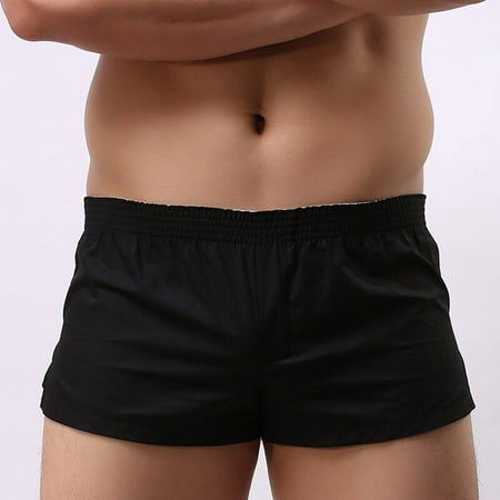 breathable sleep gym shorts casual cotton running sports men