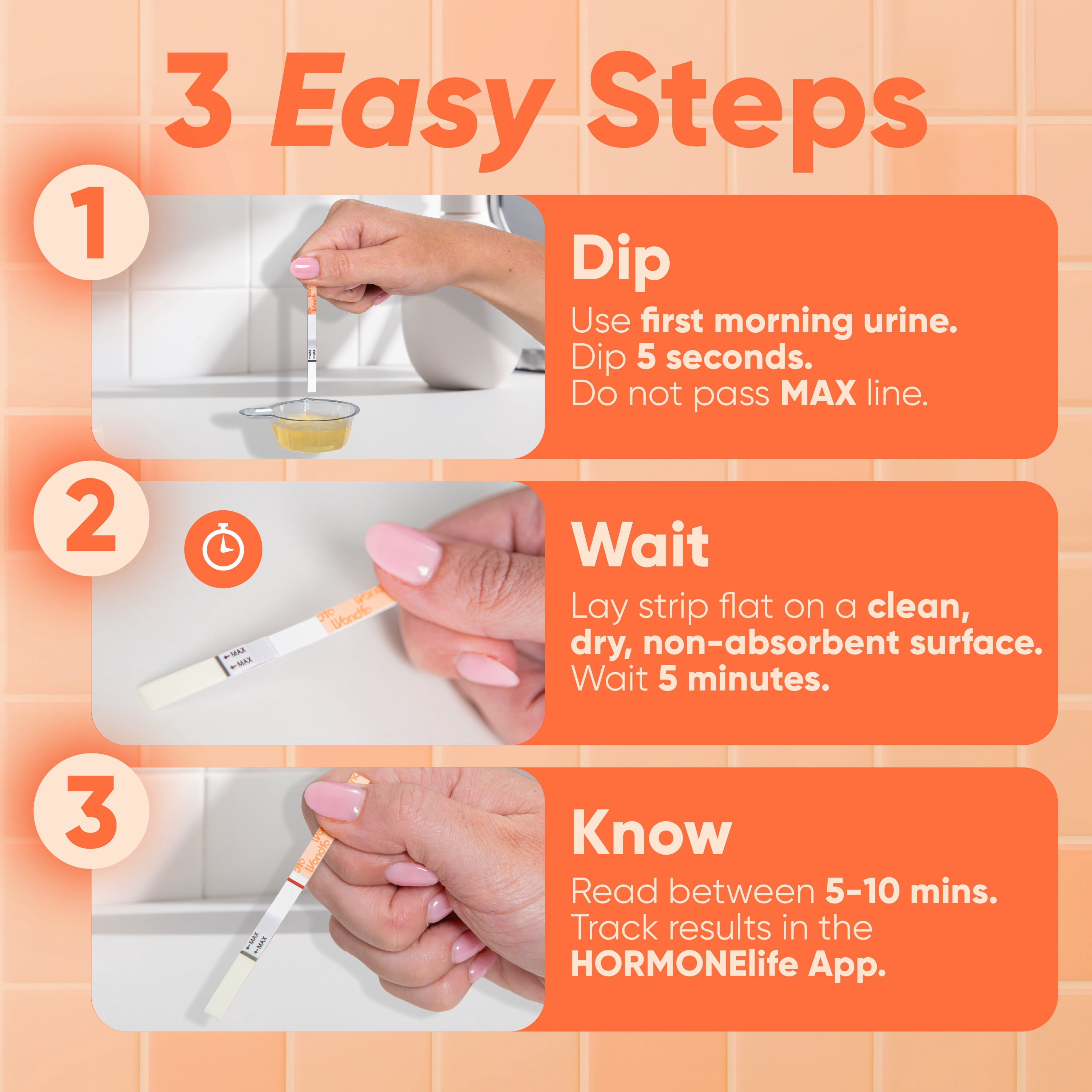 Wondfo - 25 Count Early Result Pregnancy Test Strips - Extra Sensitive 10 mIU/mL HCG Early Predictor Kits, Detect 6 Days Sooner Than Your Missed Period -[25 Count]