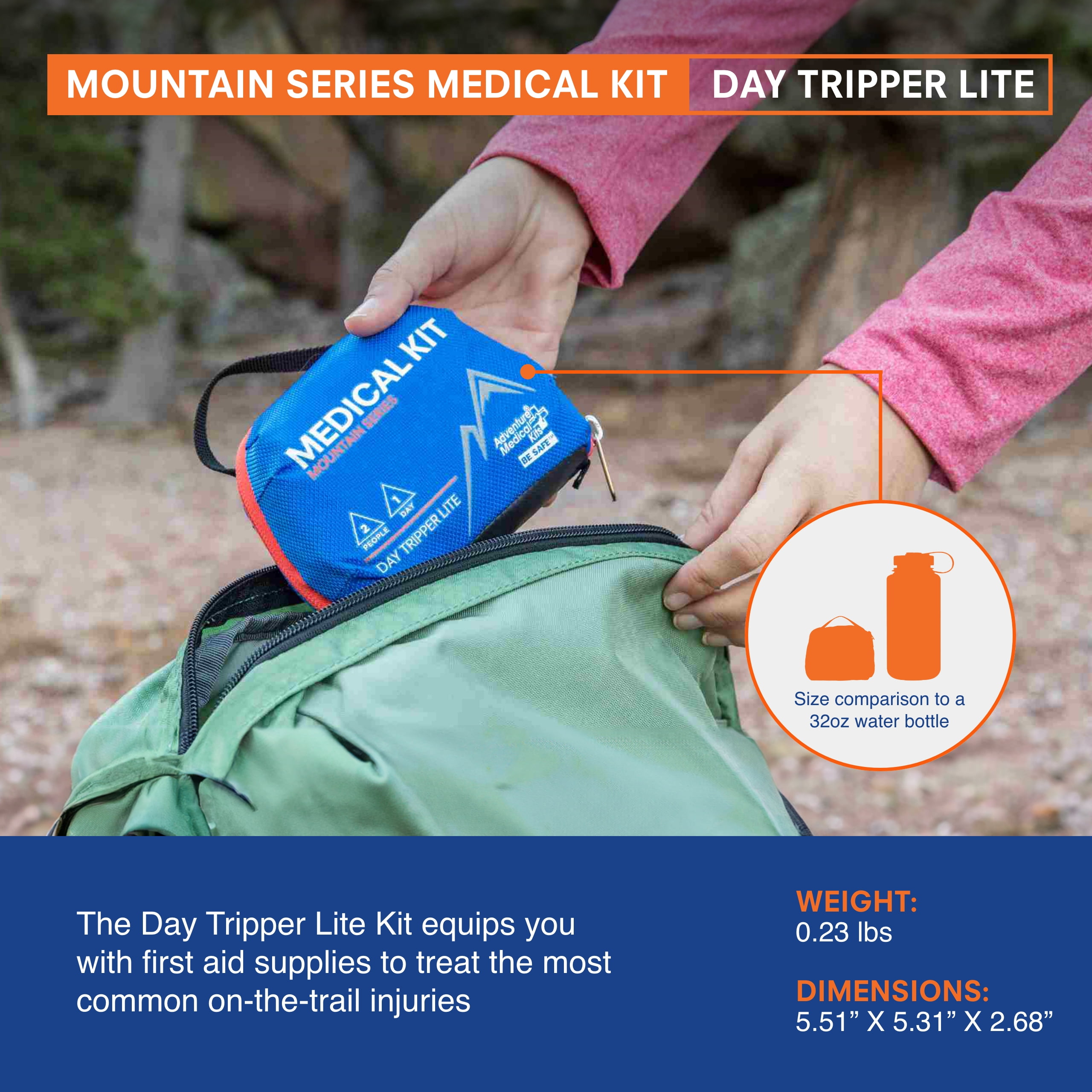 Adventure Medical Kits Mountain Series Day Tripper Lite Medic Kit
