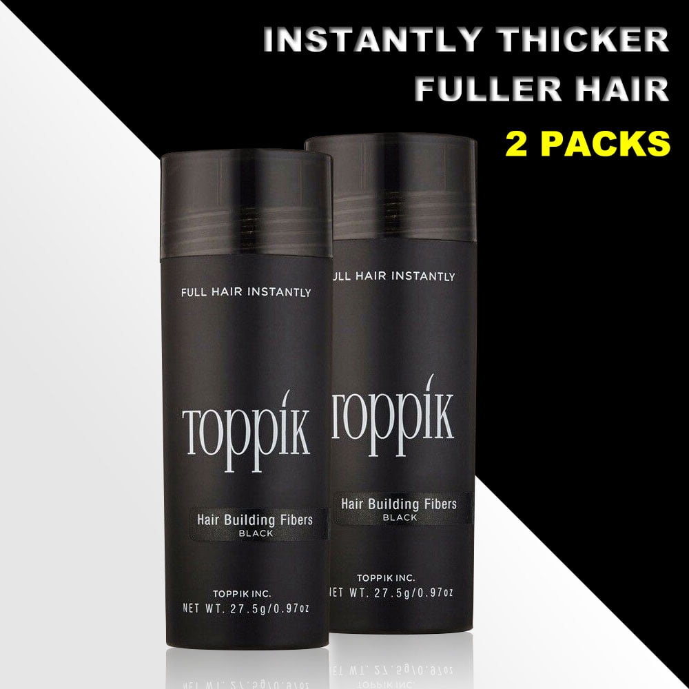 Toppik Hair Building Black Fibers 27.5g0.97oz- 2 packs