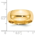thumbnail image 3 of 14K Yellow Gold 8mm Comfort-Fit Band Ring Size 7, 3 of 7