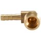 thumbnail image 4 of Adaptadores de Conexión de Manguera de Latón Uxcell, Codo Barbed a Tubo, 4 of 5