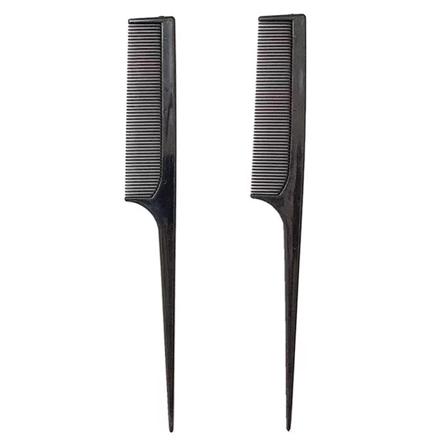 Rat Tail Comb Teasing Styling Comb Carbon Fiber Heat Resistant Combs Hairdressing Comb Barber Comb For All Hair Types
