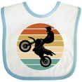 thumbnail image 3 of Inktastic Dirt Biking Motocross Retro Boys or Girls Baby Bib, 3 of 4