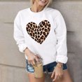 thumbnail image 5 of successthop Pink Women Long Sleeve Tops Valentines Day Clothes Round Neck Polyester Casual Love Heart Printed Lover Gift Blouse Tops for Valentines Gifts S, 5 of 8