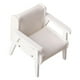 thumbnail image 4 of Sofá miniatura a escala 1:12, muebles para casa de muñecas, mini sofá de cuero sintético, casa de muñecas Blanco Pequeño, 4 of 9