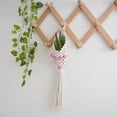thumbnail image 6 of JZROCKER Cotton Weave Wall Pocket Wall Hanging Basket, Apartment Decorative Basket for Flower Display Plant and Home Organization, 6 of 11