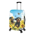 thumbnail image 2 of HELLHERO Dog Pattern Print Washable Suitcase Guard for Family, All Size Anti Scratch Anti Fade Baggage Protector, 2 of 7
