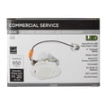 thumbnail image 4 of Westinghouse 50820 - 10R/4"/LED/DIM/SLP/FL/27 LED Recessed Can Retrofit Kit with 4 Inch Recessed Housing, 4 of 5