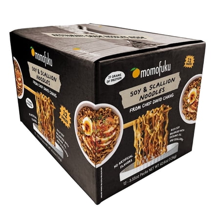 Momofuku Soy & Scallion Noodles, 3.55 Ounce (Pack of 12)