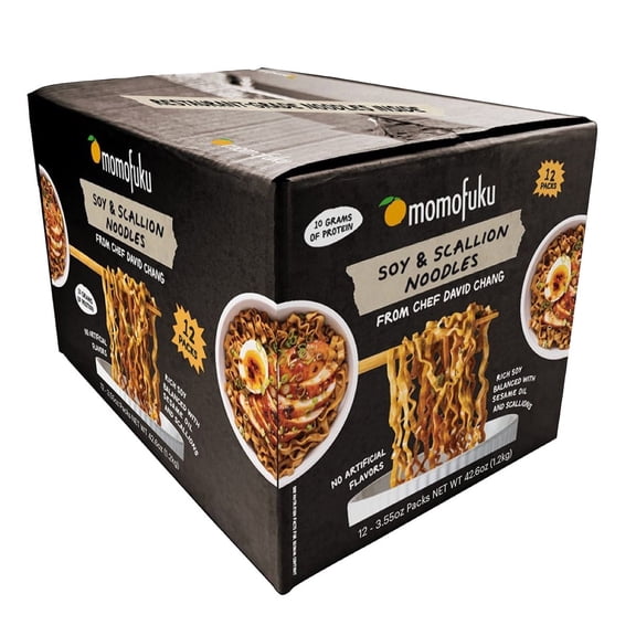 Momofuku Soy & Scallion Noodles, 3.55 Ounce (Pack of 12)