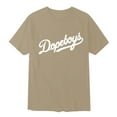 thumbnail image 1 of T-shirt à Manches Courtes pour Homme, Coupe Ample, Col Rond, Imprimé de Lettres, Décontracté et Populaire, 1 of 4