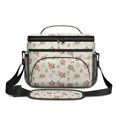 thumbnail image 2 of Lunch Box Pioneer Flower Floral Print Pattern Insulated Lunch Bag for Women Men,Medium Leakproof Lunchbox Cooler Bag Adjustable Strap,10 X 6.7 X 8 Inches, 2 of 6