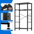 thumbnail image 6 of DEXTRUS 5-Drawer Fabric Dresser with Easy-Pull Handles, Wooden Top & Steel Frame, Black, for Adults, 6 of 6