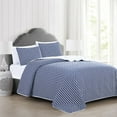thumbnail image 5 of Market & Place Nora Reversible Lightweight Modern Striped Quilt Set, 5 of 5