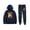 Navy, variant on Sydney Sweeney Pullover Hoodie Jogger Pant 2 Piece Set Casual Sweatshirt&Sweatpant Suit