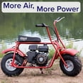 thumbnail image 3 of AlveyTech High Performance Air Filter Intake Kit fits Coleman CT100U & CC100X 98cc Mini Bike - Engine Air Cleaner, Universal Replacement Accessories Parts, for Powersports Go-Kart Gokarts Cart, Red, 3 of 7