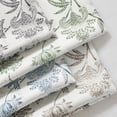 thumbnail image 5 of Blackout Floral Curtains for Bedroom, 84 Inches Long Printed Flower Black Out Curtains, French Country Back Tab Sage Green Window Treatment Farmhouse Drapes Set 2 Panels Green, 5 of 6