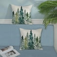 thumbnail image 5 of Sage Green Tree Pillow Covers 16x16 Watercolor Nature Forest Decor Throw Pillows Case for Couch Winter Christmas Indoor Outdoor Decorative Cushion Cases for Sofa Bed Decorations Set of 2, 5 of 6