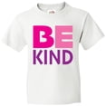thumbnail image 3 of Inktastic Be Kind Logo in Pink and Purple Youth T-Shirt, 3 of 5