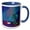 Blue/White, variant on 3drose, 1st Passover for Couple, Cups and Matzah Cracker, 15oz Mug