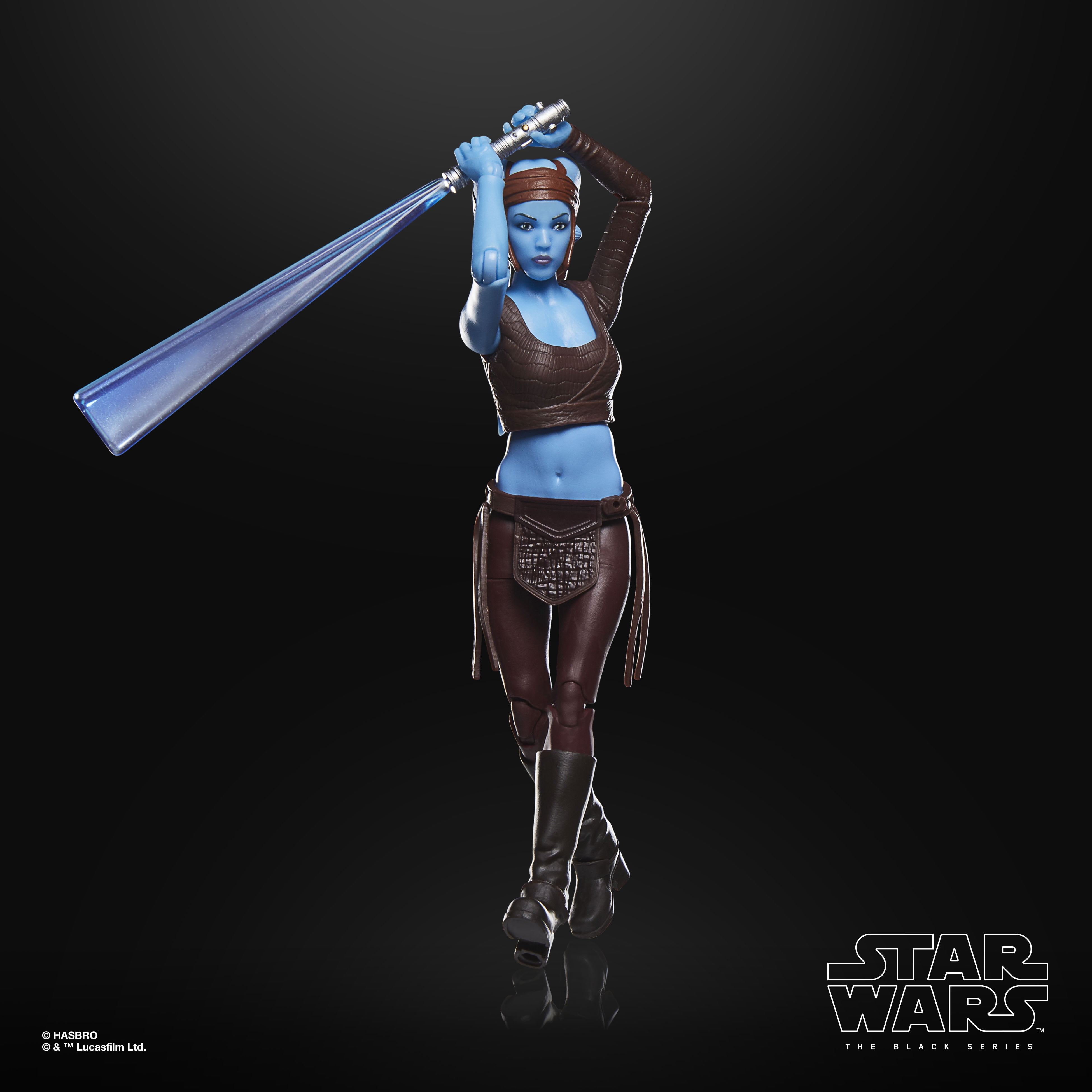 Star Wars The Black Series Aayla Secura 20th Anniversary Action Figure (6”)