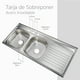 thumbnail image 5 of Kit De Fregadero Tarja Doble Con Tina Sobreponer Escurridor Del Lado Derecho SOLVEX PRO-KIT, 5 of 8