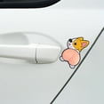 thumbnail image 4 of Gmogad 3D Corgi Butt Car Door Protectors - Thick Silicone Scratch-Resistant Decals for Vehicles, Fun Pet-Themed Gift for Dog Lovers & Auto Fans, 4 of 7
