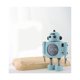 thumbnail image 5 of Reloj despertador robot de metal con pantalla digital silenciosa, reloj despertador inteligente para dormitorio de estudiantes, hombres, mujeres y niños, 5 of 5