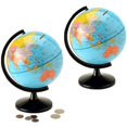 thumbnail image 1 of Waypoint Geographic RWPCB01-2 Hemispheres Globe Coin Bank - 2 Each, 1 of 1