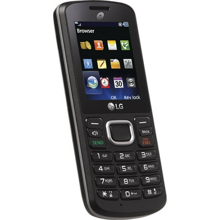 TracFone LG 328BG Prepaid Cell Phone, Black