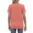 thumbnail image 4 of MOSHU 3 Pack T-Shirts for Women Short Sleeve Summer Womens Tops Casual Women T-shirts Summer Outfits, 4 of 9