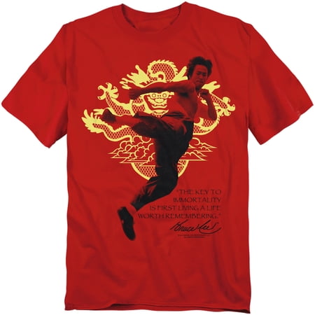 Bruce Lee T-Shirt Immortal Dragon Unisex Graphic Tee For Men & Women