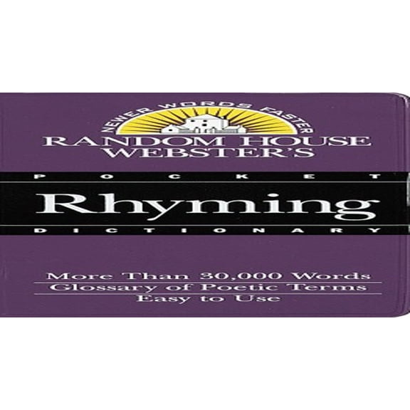 Pre-Owned Random House Webster's Pocket Rhyming Dictionary Paperback