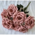 thumbnail image 3 of Decoration Simulation 7-Head Flower Suitable For Weddings Home Decor White Blue For Wedding Table Party Vase Home Decor, 3 of 8