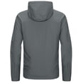 thumbnail image 2 of Little Donkey Andy Men's Waterproof Rain Jacket Windproof Light Jacket Outdoor Rain Shell with Hood for Hiking Travel Golf Size M, 2 of 6