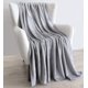 thumbnail image 2 of Tasthrow Manta Grande De Franela De Forro Polar De 50 A 70 Pulgadas – Acogedora Manta Gruesa Y Ligera – Adecuado Para Todas Las Estaciones Para Mujeres, Hombres Y Niños (Gris Claro), 2 of 7