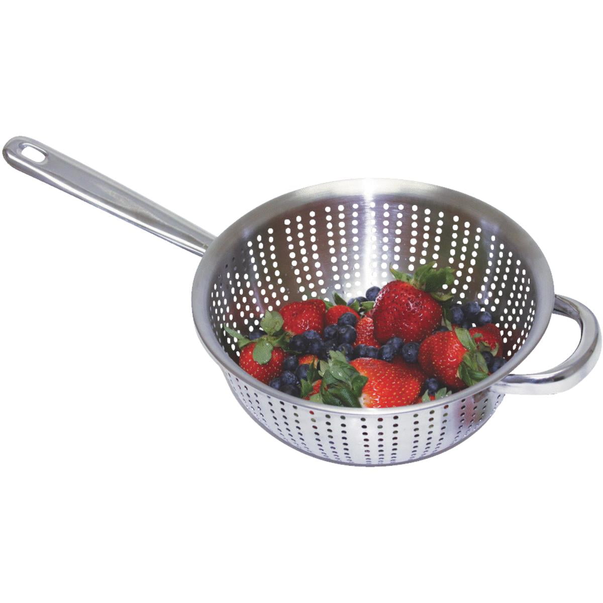 3 Qt. Stainless Steel Long Handled Colander 36175