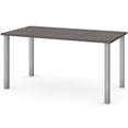 thumbnail image 2 of Bestar 60" Engineered Wood Writing Desk in Bark Gray, 2 of 3