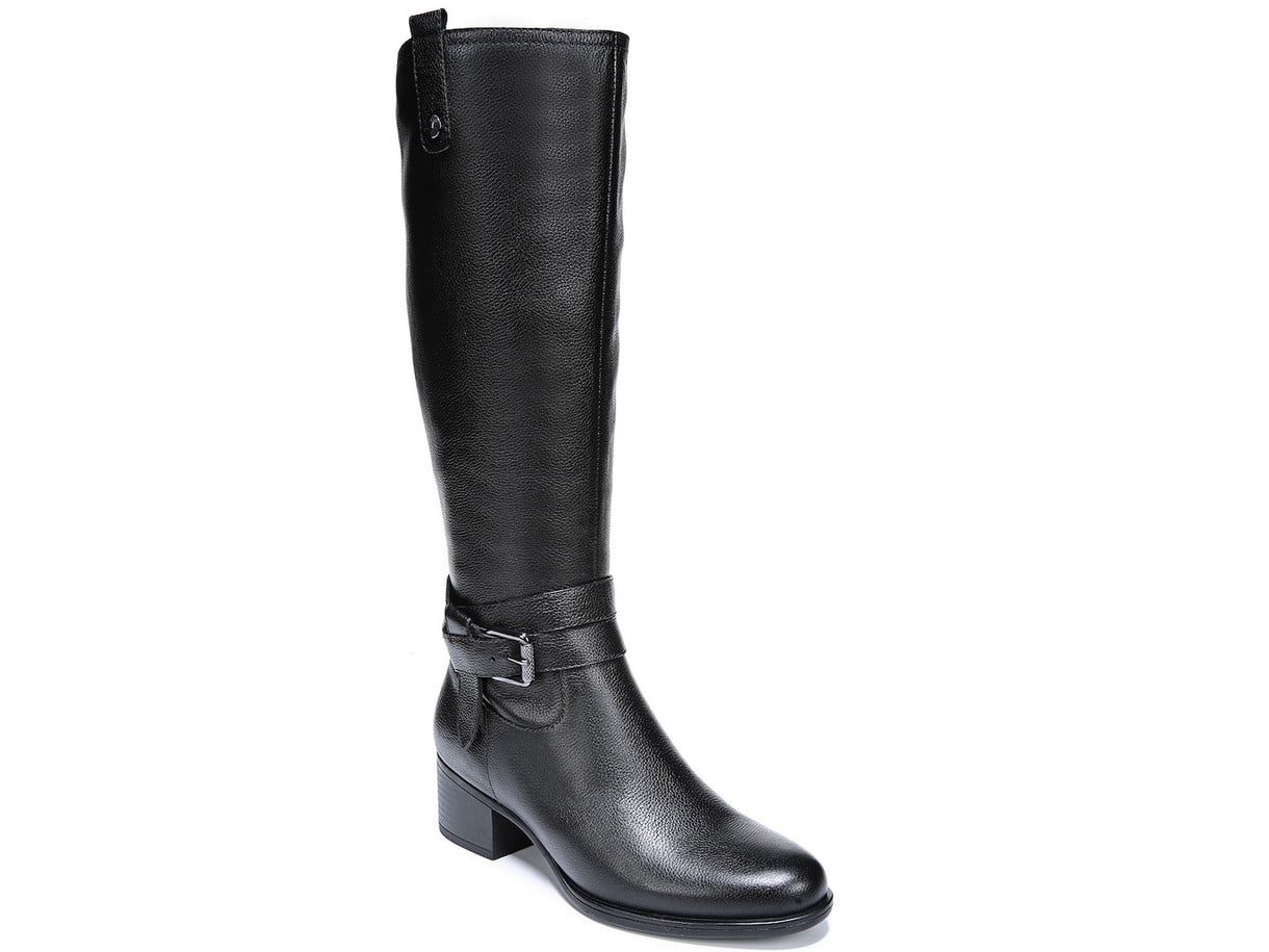 naturalizer kim leather riding boots