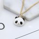 thumbnail image 5 of Collar de panda gigante de aleación de estilo chino europeo y americano con forma de gota de aceite, collar corto creativo con forma de panda, 5 of 5