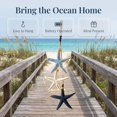 thumbnail image 5 of Wooden Starfish Wall Decor Shelf,Rustic Farmhouse Wall Decor,23.23-Inch Rustic Wooden Coastal Starfish Door Wall Hanging with Warm LED Lights for Home Porch Entryway., 5 of 11