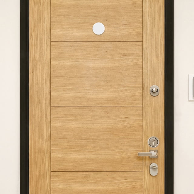 ETHZZLE 1Set Stainless Steel Door Locks Cover Plate White for Home Security and Easy Installation