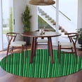 thumbnail image 4 of Retro Green Round Rug 6ft Washable Circle Kitchen Rugs Non Slip Vintage Rustic Plants Trees Lines Pattern Large Area Rug Indoor Floor Carpet for Bedroom Living Room Home Office Dining Room Nursery, 4 of 8