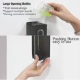 thumbnail image 2 of Dispensador de jabón CHAO de pared para Baño y cocina Botella de plástico negro, 2 of 5
