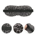 thumbnail image 3 of Unique Bargains 1 Pc Leopard Print 3D Eye Mask for Rest for Travel Black Polyester Sponge, 3 of 4